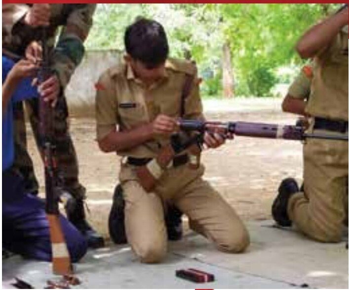 NCC weapon training