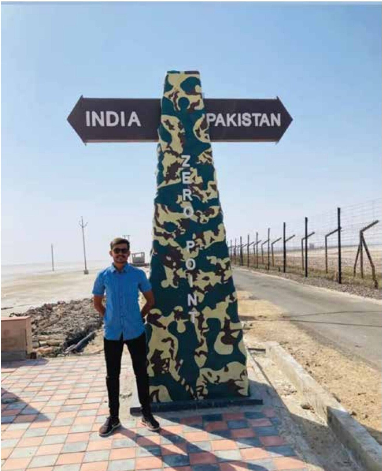 India-Pakistan Zero Point border visit